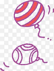 卡通手绘创意气球