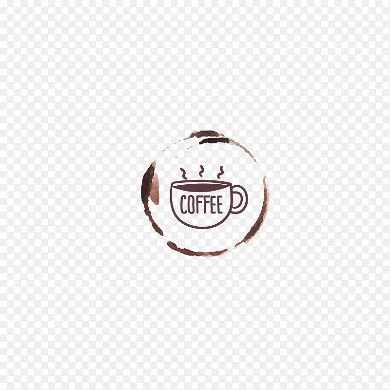 咖啡渍设计 咖啡