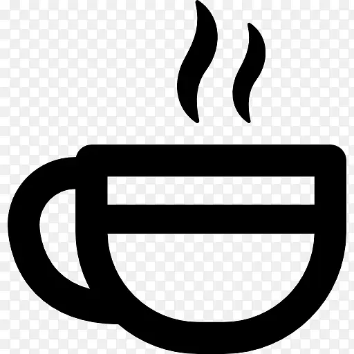 杯热咖啡图标