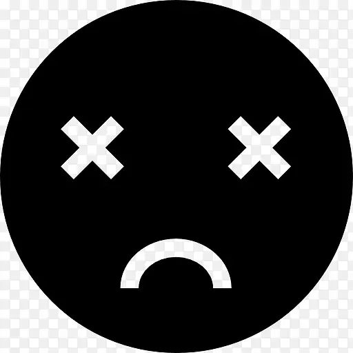 悲伤表情包 黑色圆形眼睛闭着嘴巴下垂PNG图片素材下载_图片编号qpeoekrp-免抠素材网