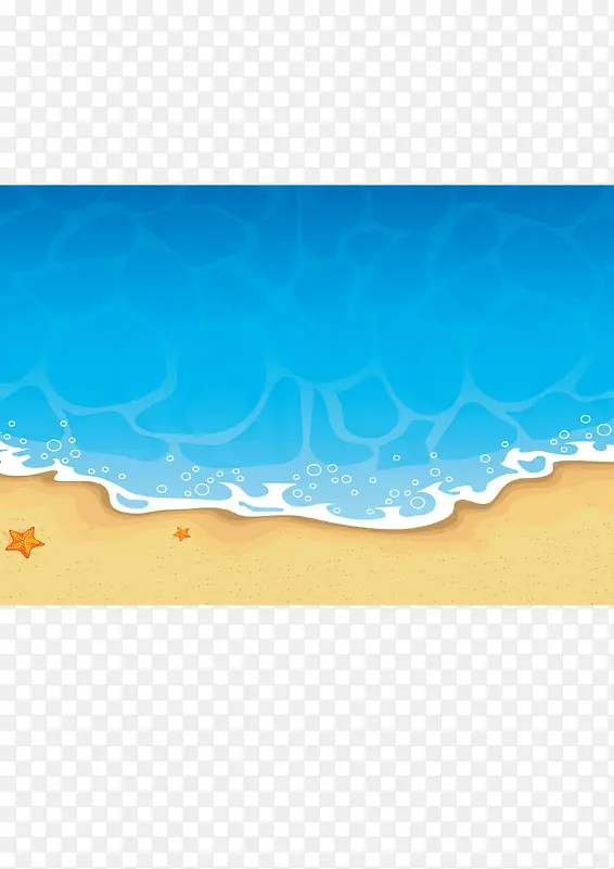 卡通海滩