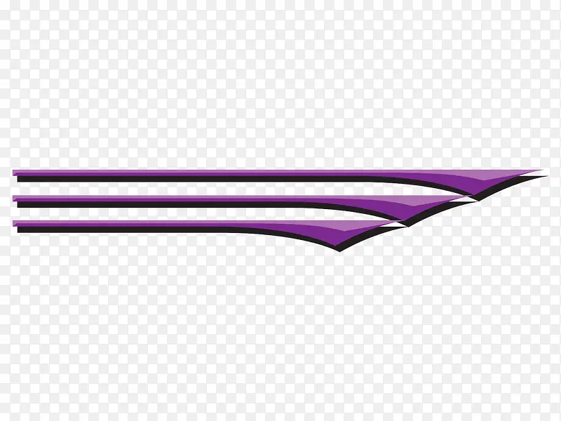 紫色矢量花纹车贴