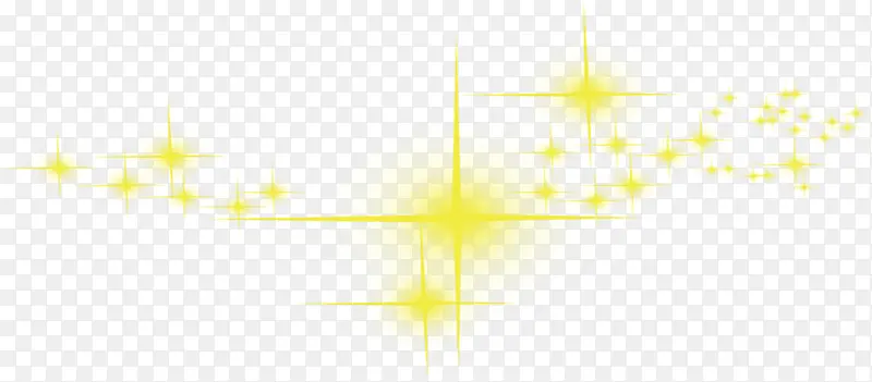 黄色闪耀星光设计