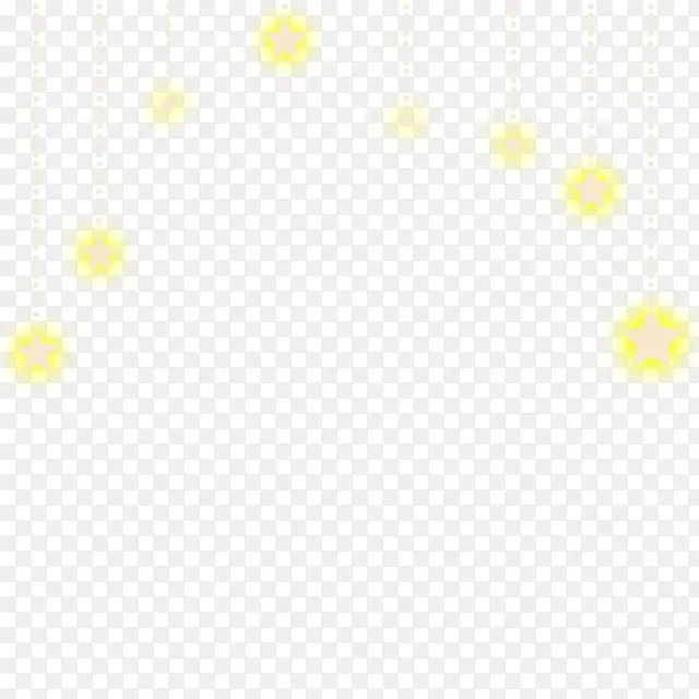 长线星星黄色底纹