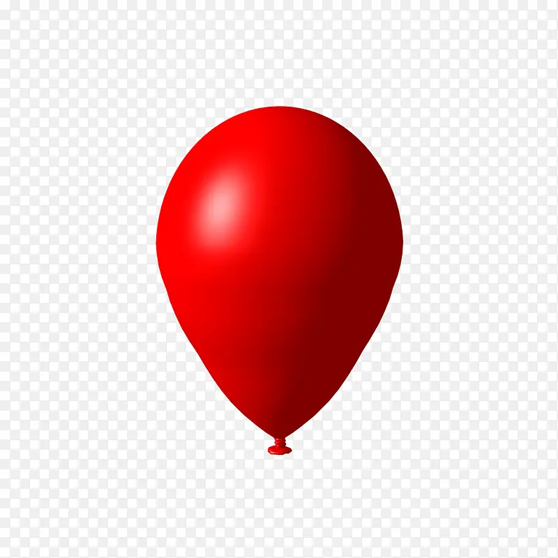 红色气球装饰品