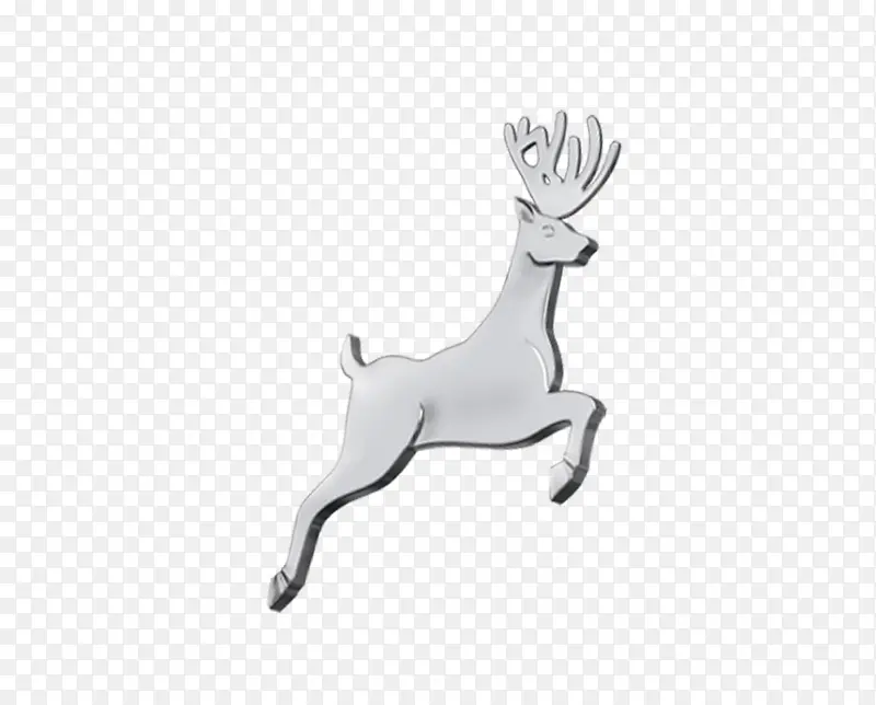 鹿 麋鹿 圣诞元素 白色鹿