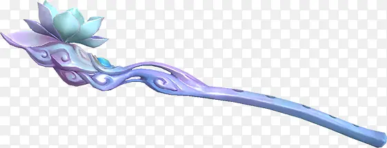 莲花紫色魔杖