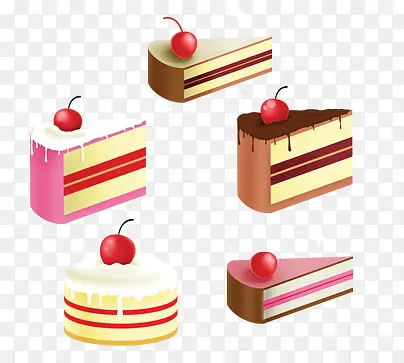 卡通蛋糕甜品图标