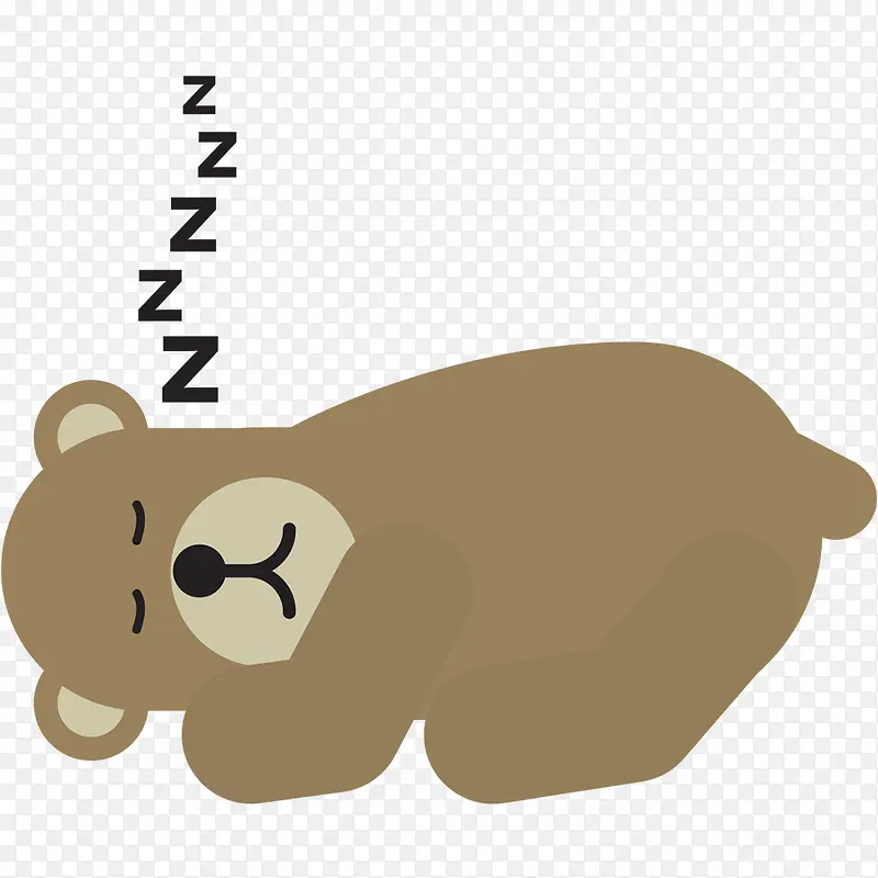 睡觉的大熊