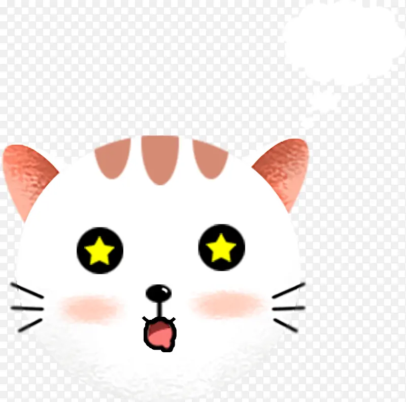 一只可爱的小猫咪元素免扣