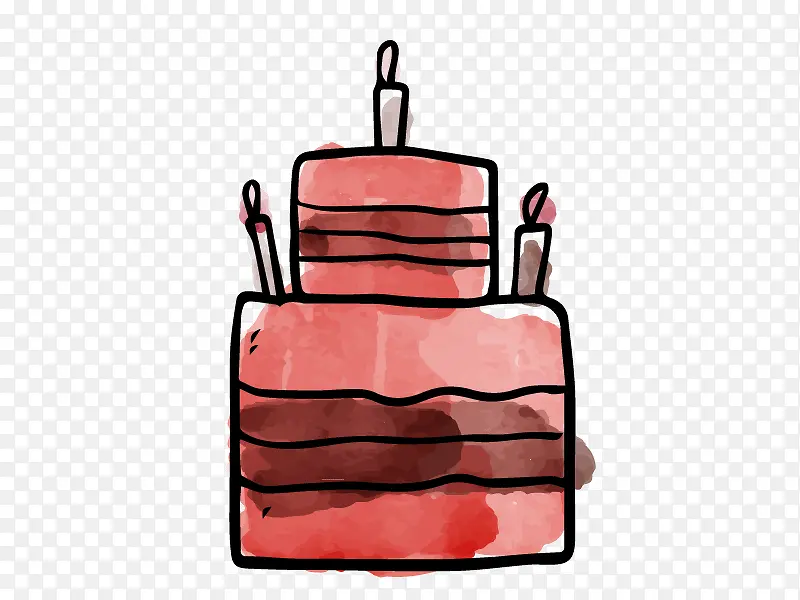 蛋糕生日蛋糕卡通矢量素材