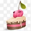 粉红蛋糕图标下载