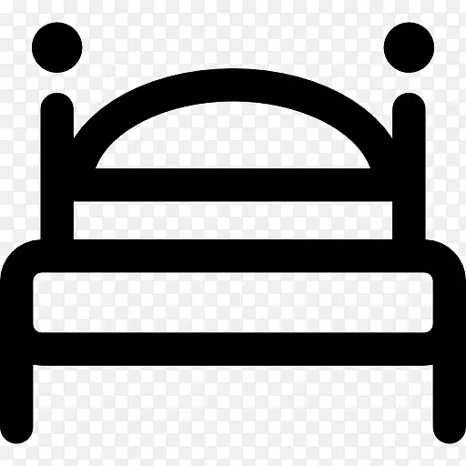 双床图标
