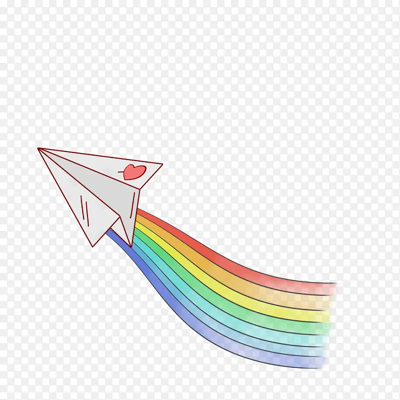 纸飞机，动漫，彩虹，儿童