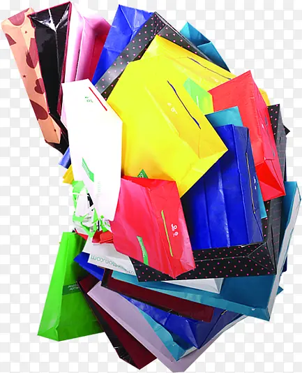 彩色环保购物袋设计