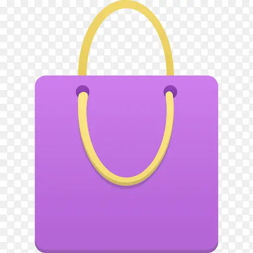 紫色的购物袋图片