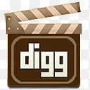 digg电影风格logo图标