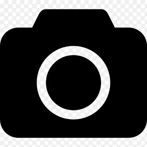 照片的相机黑色的工具图标