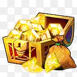 金色钻石游戏宝箱