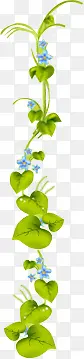 绿色花藤美景植物装饰