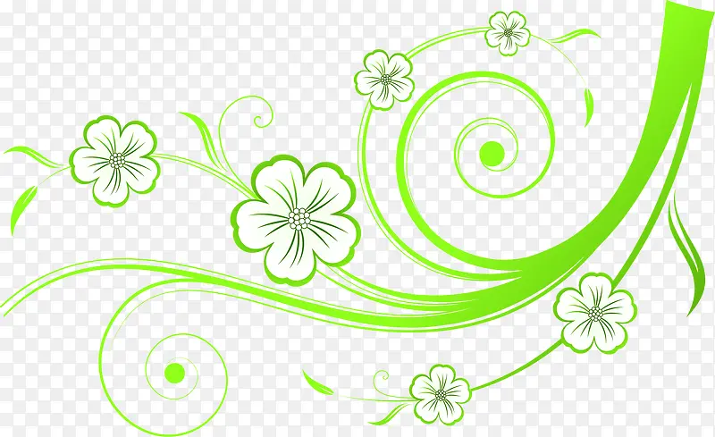 绿色欧式花纹花藤墙纸