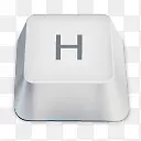 大写字母H按键图标