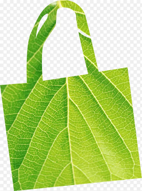 绿色树叶环保手提袋