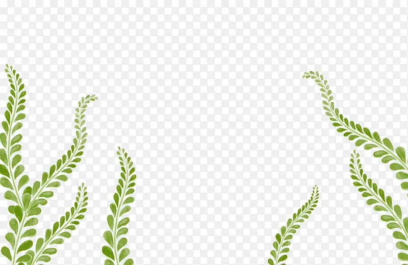 绿色草藤装饰图片