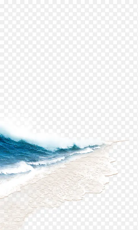 沙滩海边海浪蓝色大海