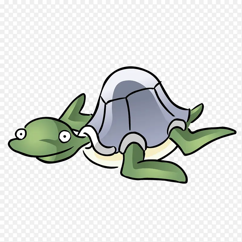 绿色质感乌龟海龟