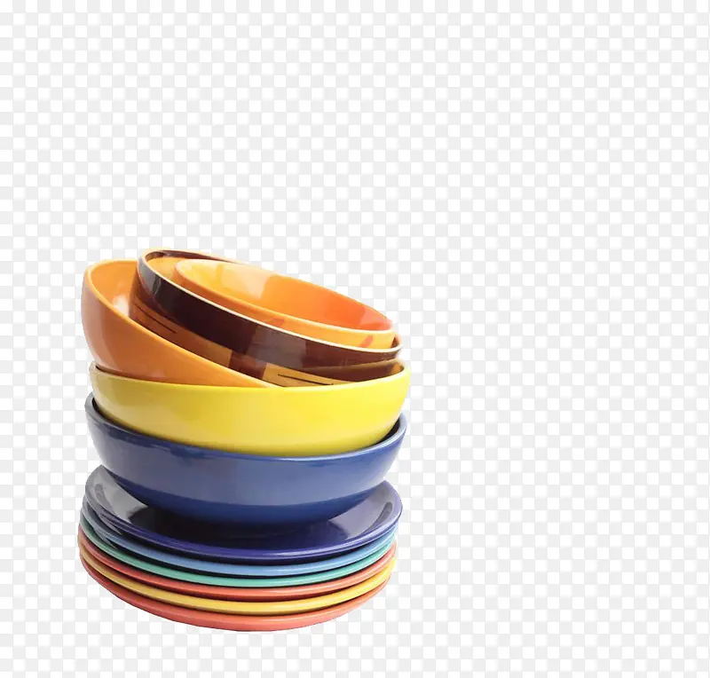 家用厨房彩色餐盘