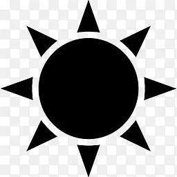 太阳标志图标