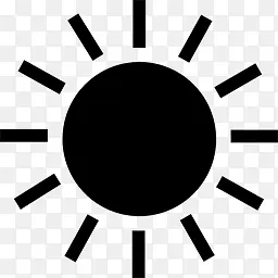 太阳标识图标