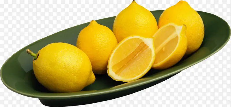 高清摄影黄色的柠檬