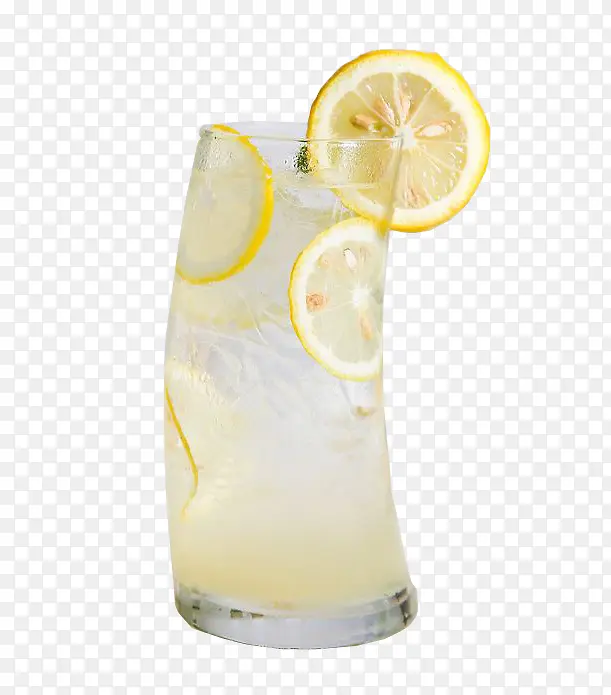 一杯冰鲜柠檬水