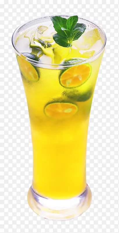 金桔柠檬汁高清图片