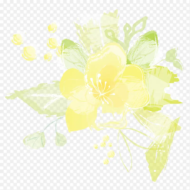 梦幻花纹图案