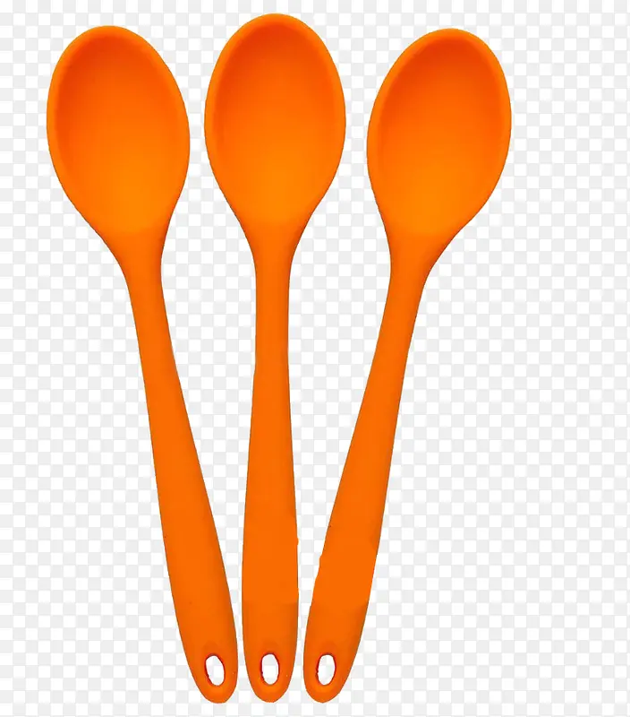 橙色勺子