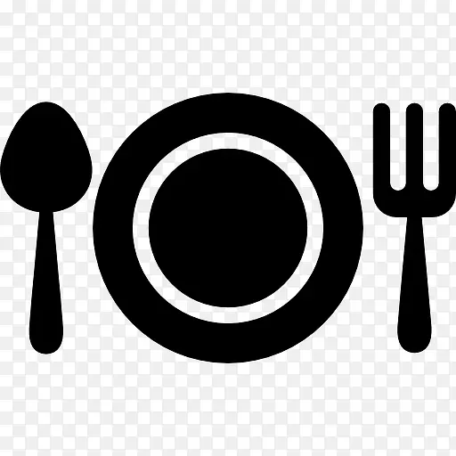 菜的勺子和叉子图标