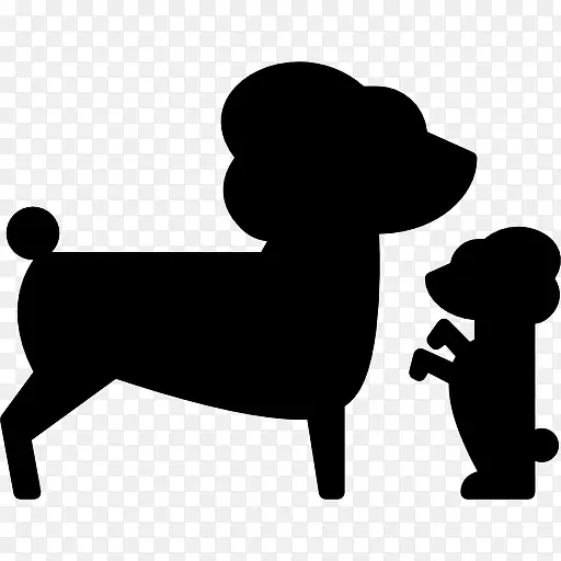 狗和小狗图标