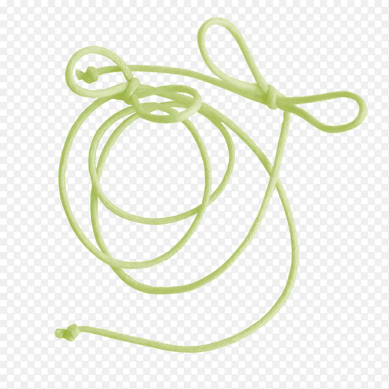 绿色绳子