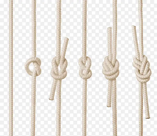 多条绳子绳结png素材
