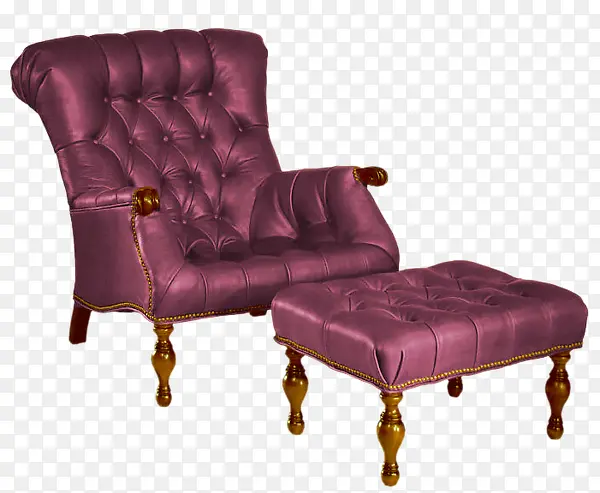 欧式紫色沙发
