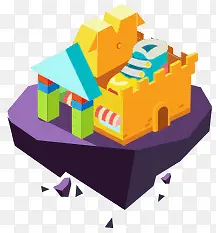 卡通房子图标
