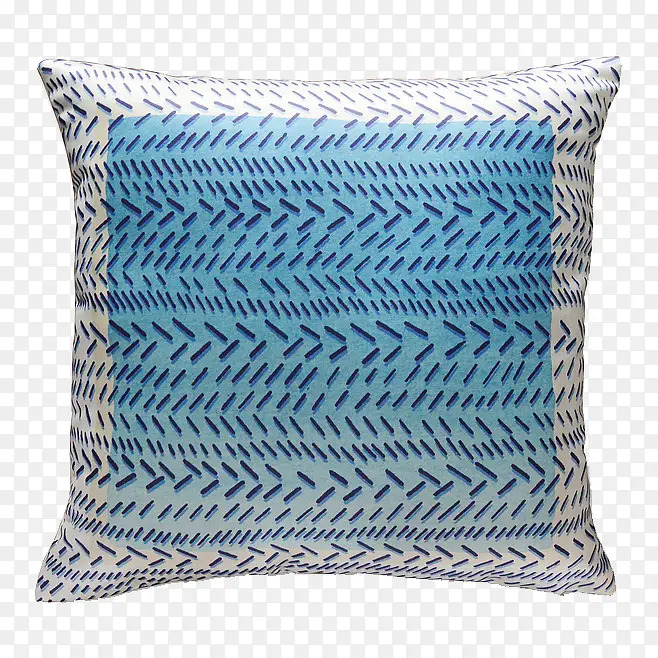 蓝色花纹枕头产品