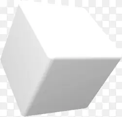 白色立体正方形
