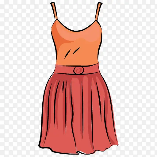 女士 衣服 服装 图标222