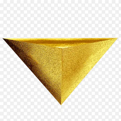 三角，立体，金，装饰
