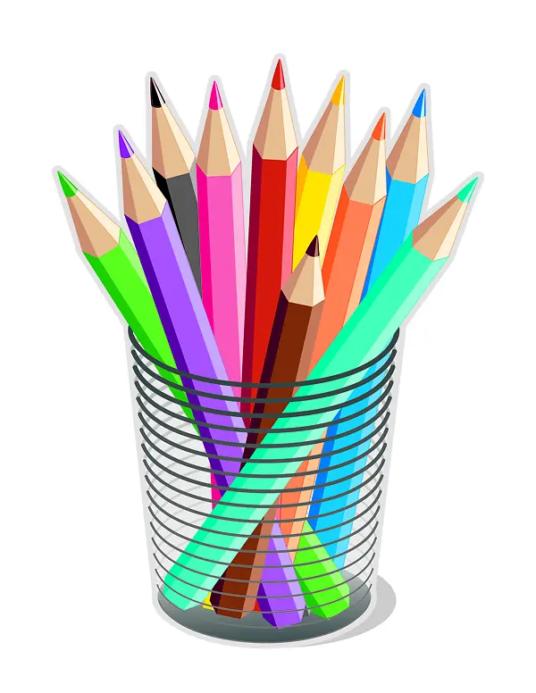 彩色 铅笔 图标 组合3