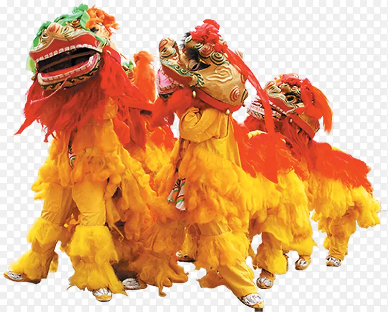 舞狮子元旦快乐春节背景PNG图片素材下载_图片编号ypeorpgl-免抠素材网